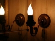 Светильник под старину, свеча