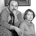 Николай Губенко с женой Жанной Болотовой