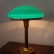 Зеленый абажур для кабинетной лампы