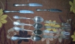 Советские мельхиоровые ложки, вилки, ножи