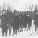 На лыжах дети спецпоселенцев , конец 30-х годов
