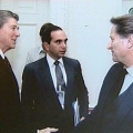 Генрих Боровик с американским президентом Рейганом