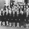Фото 4 класса, 1955 год . Это первый год совместного обучения мальчиков и девочек