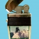 Зажигалка из СССР с видом памятника Петру I в Ленинграде. 1964 год