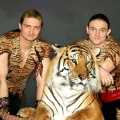 Братья Запашные с тигром