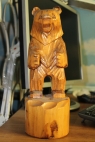 деревянная статуэтка Медведь