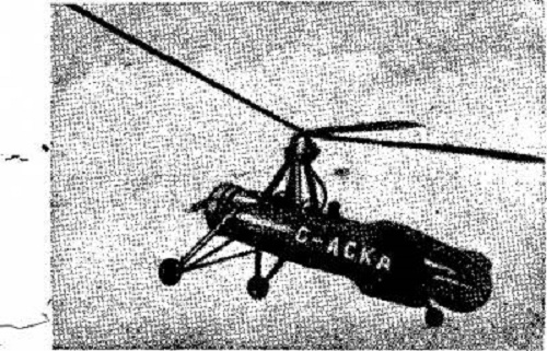 Фото: Из фотохроники 20-х годов. Советский вертолет Каскр-1