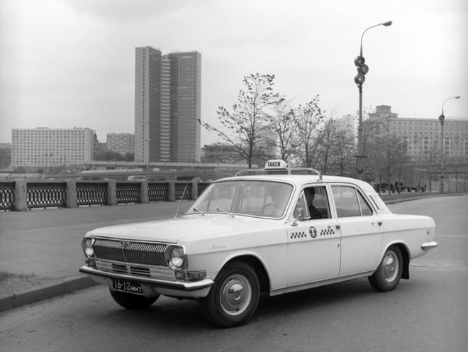 Фото: Традиционное такси в СССР