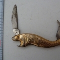 Советский перочинный нож золотая рыбка