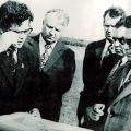 Егор Лигачев( второй слева) - первый секретарь Томского Обкома КПСС. Рабочая встреча. 1982 год