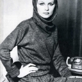 Советская манекенщица Татьяна Чапыгина, 1979 год