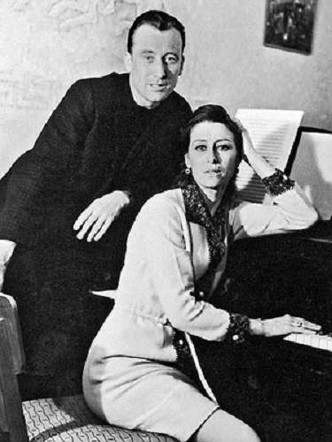 Фото: Майя Плисецкая с мужем Р. Щедриным, 1974 год