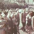 Люди идут проститься с Н.С. Хрущевым 13 сентября 1971 года