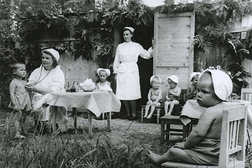 Фото: Профилактика здоровья в дошкольных учреждениях СССР
