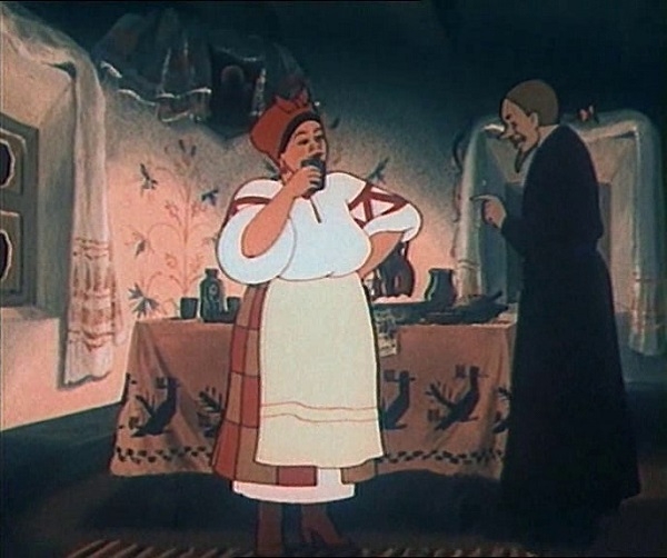 Фото: Мультфильм по одноименному произведению Н. В. Гоголя Ночь перед Рождеством, 1951 год