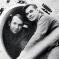 Макаров и Лазарев. Экипаж Союза 18-1, им  удалось выжить  при стремительном падении с высоты 200 км. 1975 год