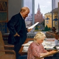 Баскаков Николай Николаевич Ленин в Кремле. 1960 год.