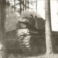 Танк КВ-1 прошел Финскую и ВОВ.