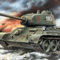 Легендарный победный танк времен ВОВ Т-34