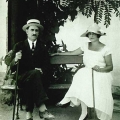 Александр Степанович Грин со своей второй женой Ниной