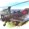 Первые модели советских вертолетов Каскр-1 во время войны