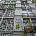 Ажурный дом архитектора Бурова в Москве  построен в 1940 году