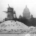 Блокадный Ленинград. Спасение памятников архитектуры. 1941 год