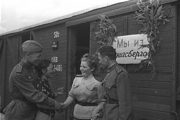 Фото: Участники освобождения Кенигсберга. Весна 1945 года