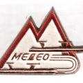 Значок с символикой катка Медео, 1968 год