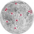 Лунные кратеры Аристарх и Альфонс