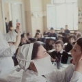Вакцинация советских школьников.