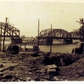 Разрушенный Керченский мост, 1945 год