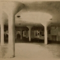 Интерьер  первого этажа общественного корпуса дома-коммуны на ул.  Орджоникидзе, 1931 год
