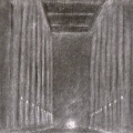 Пустые залы блокадного времени в Эрмитаже, 1942 год