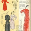 Модели одежды из советского журнала мод 50х. 1957 год
