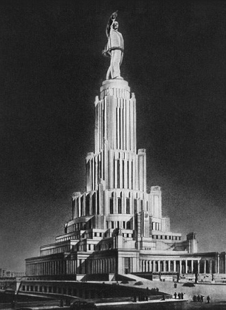 Фото: Вавилонская башня с Лениным наверху могла стоять на месте Храма Христа Спасителя