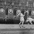 Маршал Жуков на белом коне
