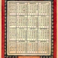 Табель-календарь за 39 год