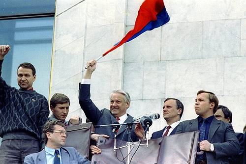Фото: Борис Ельцин. 22 августв 1991 года