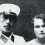 Молодой командир красной армии Власов с женой Анной, 1926 год