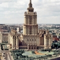 Одна из семи сталинских высоток в Москве. Гостиница Украина. 1970 год