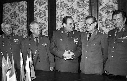 Фото: Последняя встреча военного штаба участников Варшавского договора
