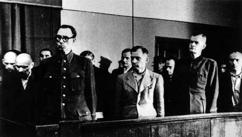 Фото: Суд над генералом Власовым. 1946 год
