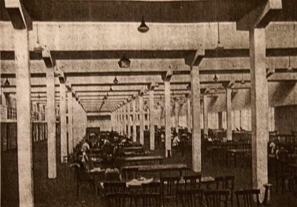 Фото: Библиотека дома-коммуны текстильного института, 1931 год
