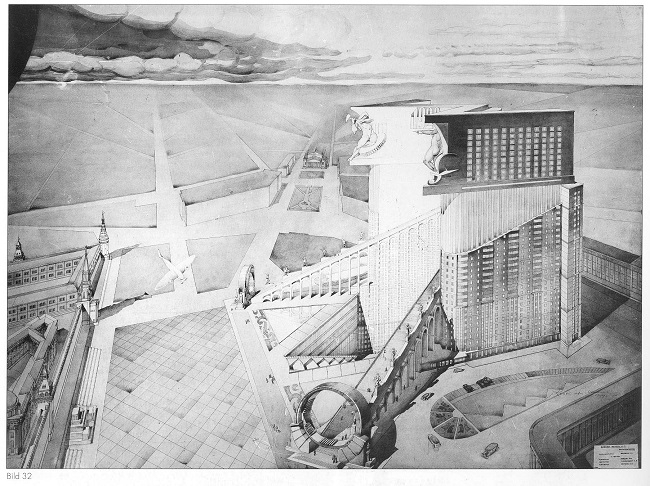 Фото: Проект К. Мельникова. Наркомтяжпром, 1935 год