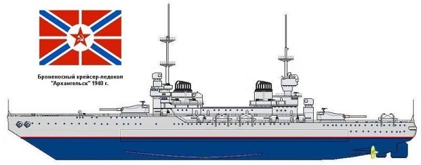 Фото:  Броненосный крейсер-ледокол Архангельск, созданный по приказу Сталина для исследования Антарктиды 