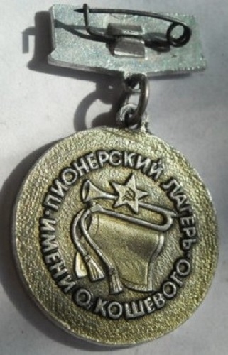 Фото: Медаль за заслуги в пионерлагере им. Олега Кошевого