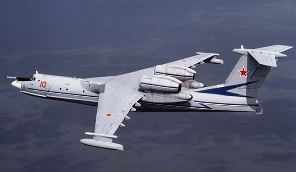 Фото: Самолет-амфибия А-40 Альбатрос,  размах крыльев 200 м