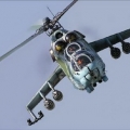 Вертолет Ми-24 по прозвищу Крокодил, 1991 год