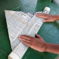 Изготовление шляпы из газеты.